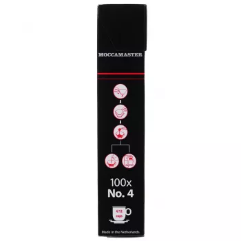 Kohvifilter MOCCAMASTER 85022 — paberfiltrid, valge, 100 tk pakendis