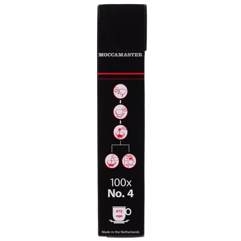 Kohvifilter MOCCAMASTER 85022 — paberfiltrid, valge, 100 tk pakendis
