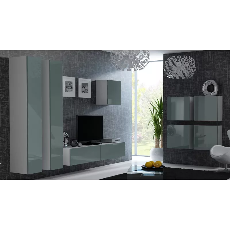 Cama Square Kapp VIGO 50/50/30 valge/hall läikiv