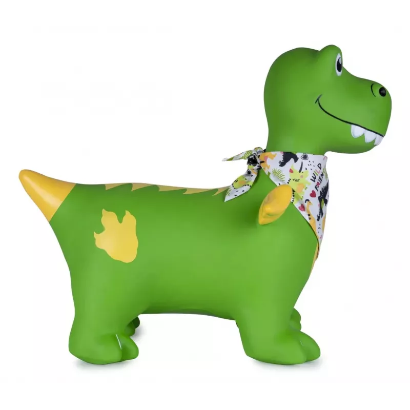 Hüppamiseks mõeldud loom Jamara HoppyDoo Dino tiibadega roheline pumbaga