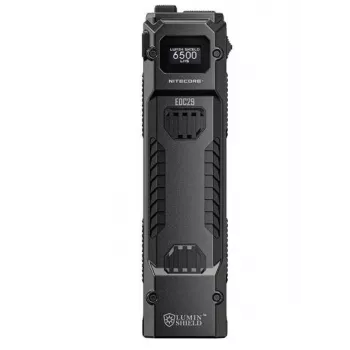 Käsitaskulamp Nitecore EDC29 roostevabast terasest korpus, 2 LED-i, 15–6500 lm, IP54, USB-laetav