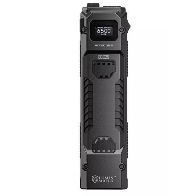 Käsitaskulamp Nitecore EDC29 roostevabast terasest korpus, 2 LED-i, 15–6500 lm, IP54, USB-laetav