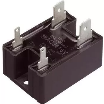 Pooljuhtrelee Panasonic AQJ419VJ, null-läbimisega vahelduvvoolu lülitus, max koormusvool 25 A, max lülituspinge 264 V AC