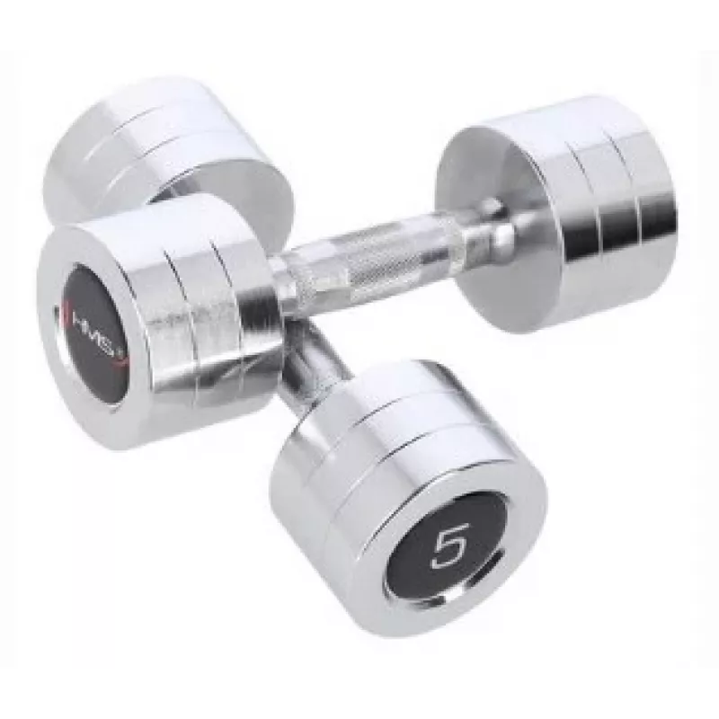 HMS Fitness CHD05 fikseeritud raskusega hantel 5 kg 2 tk