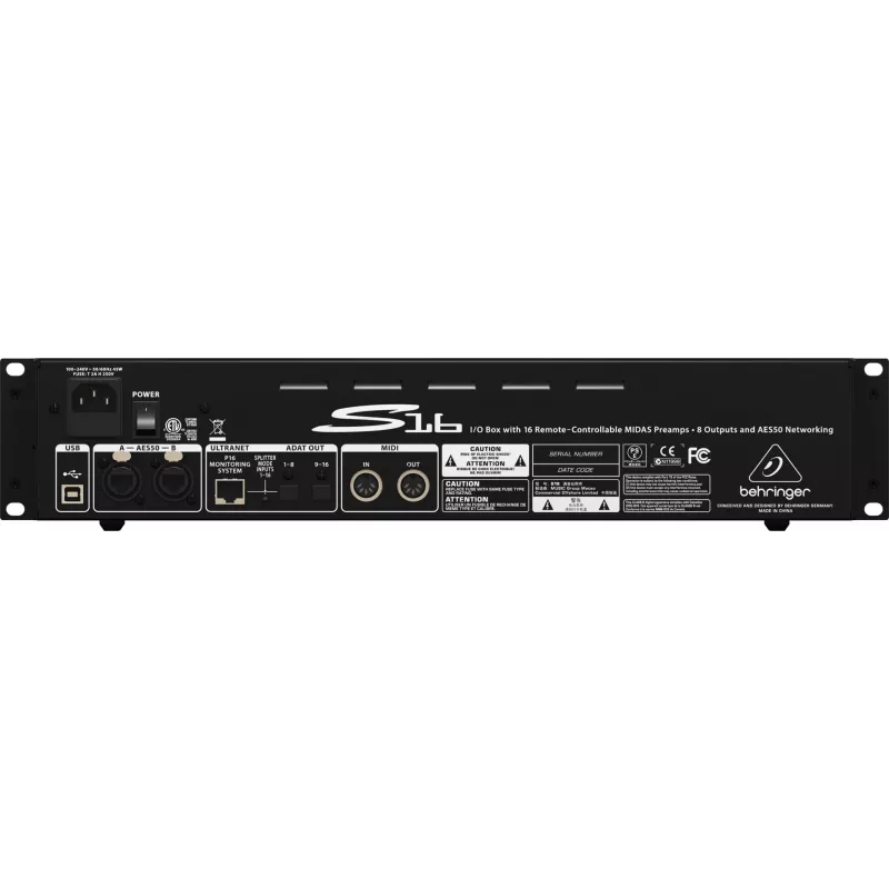 Behringer Digital Snake S16 helimoodul