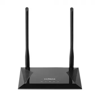 Edimax N300 traadita ruuter Fast Ethernet ühesagedusriba (2,4 GHz) must