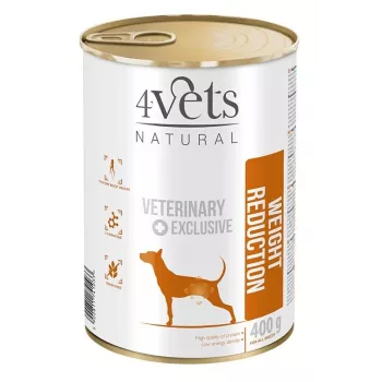 4VETS Natural Kaal Reduction Dog - märg koeratoit - 400 g