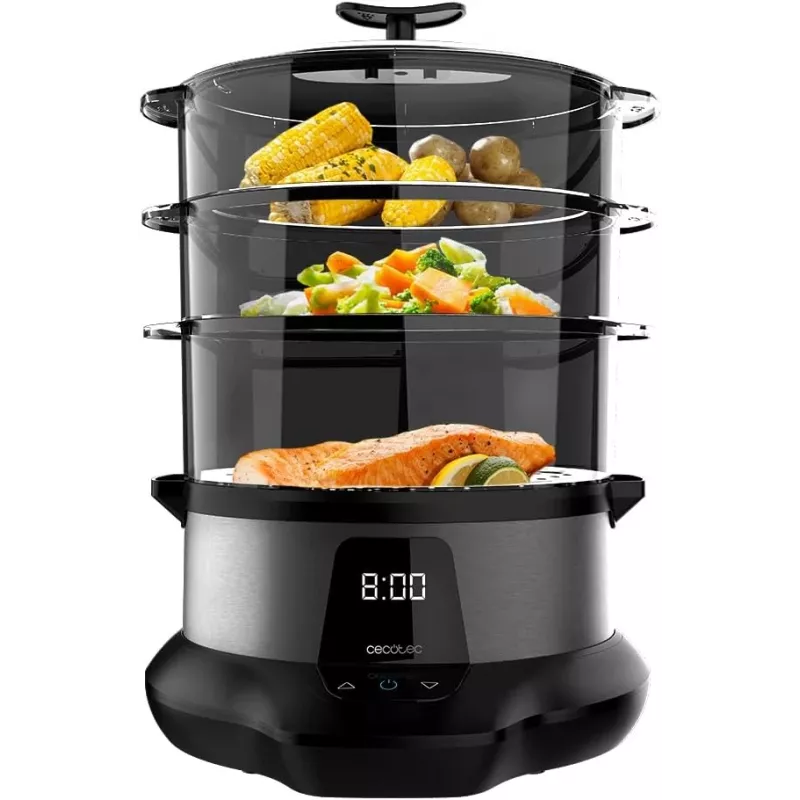 Cecotec Food Steamer | Vapovita 3000 Pro | 1000 W | Korvide arv 3