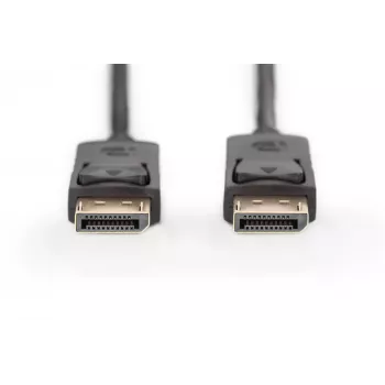 Ühenduskaabel DisplayPort klambritega 1080p 60Hz FHD tüüp DP / DP M / M must 1m