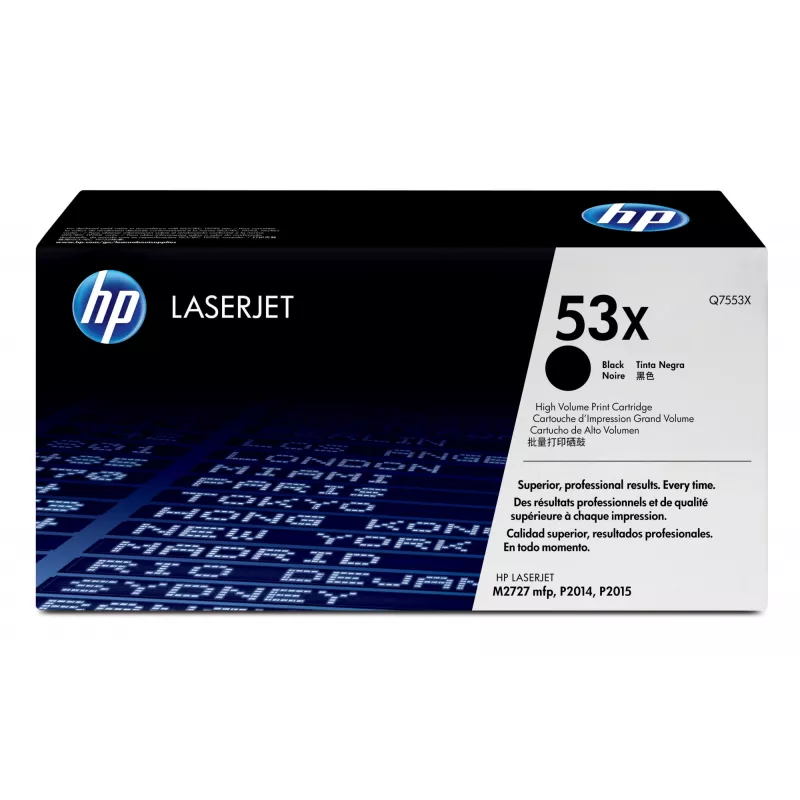 HP 53X suure saagikusega must originaal LaserJet toonerikassett, 7000 lehekülge, must, 1 tk