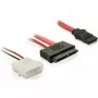 DeLOCK - Serial ATA-adapter - SATA-pistik (22 kontaktiga) - 16-kontaktiline Micro SATA (61695)