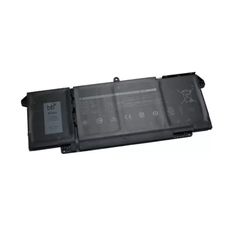Aku Dell Latitude 5320-le, ühilduv Triton 7FMXV — 63Wh (3941mAh), 4-elemendiline, 15,2V, Li-Ion, must