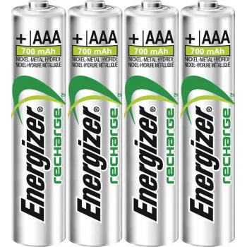 ENERGIZER BATTERY Accu Recharge Power Plus 700 mAh AAA HR3/4 taaslaetav, 4 tk