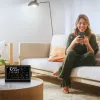 Nutikõlar MANTA MTO200B Windy Must — Bluetooth ja Wi‑Fi juhtmevaba heli, häälassistendi tugi