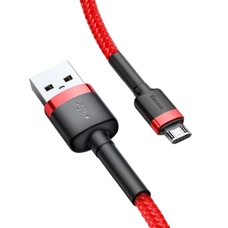 USB-kaabel Baseus CAMKLF-C09 2m USB A Micro-USB B Punane