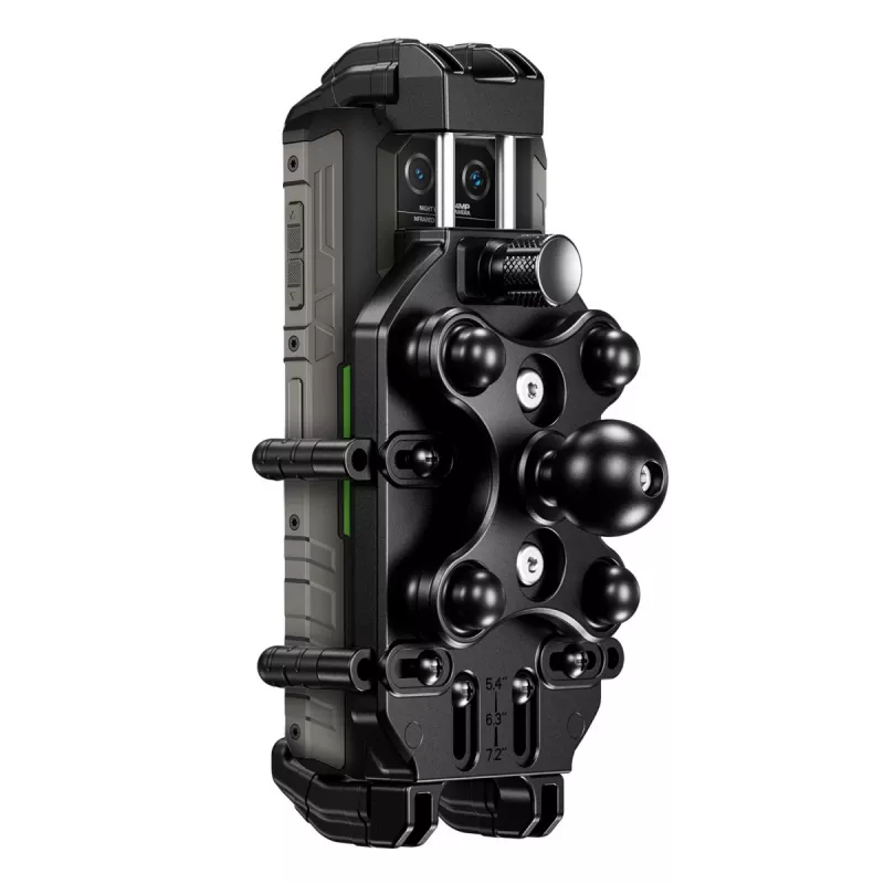 Passiivne hoidik UleFone Armor Mount Pro mobiiltelefonidele — kronsteinikinnitus, jalgrattale ja motorollerile, must