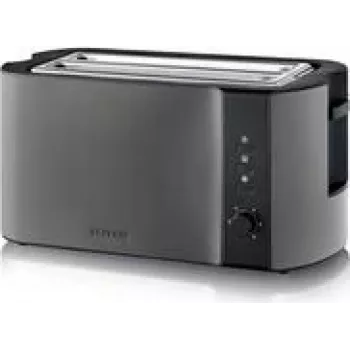 Severin AT 9341 röster 4 viilu 1400 W must roostevaba teras