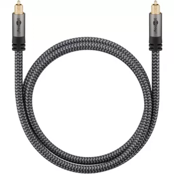 Goobay 65308. Anschluss 1: TOSLINK, Steckverbinder 1 Geschlecht: Männlich, Anschluss 2: TOSLINK, Steckverbinder 2 Geschlecht: Männlich, Kabelmaterial: