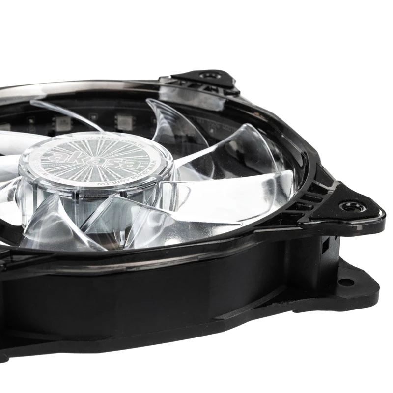 Ventilaator Akasa Vegas X7 Arvutikorpus Must Läbipaistev