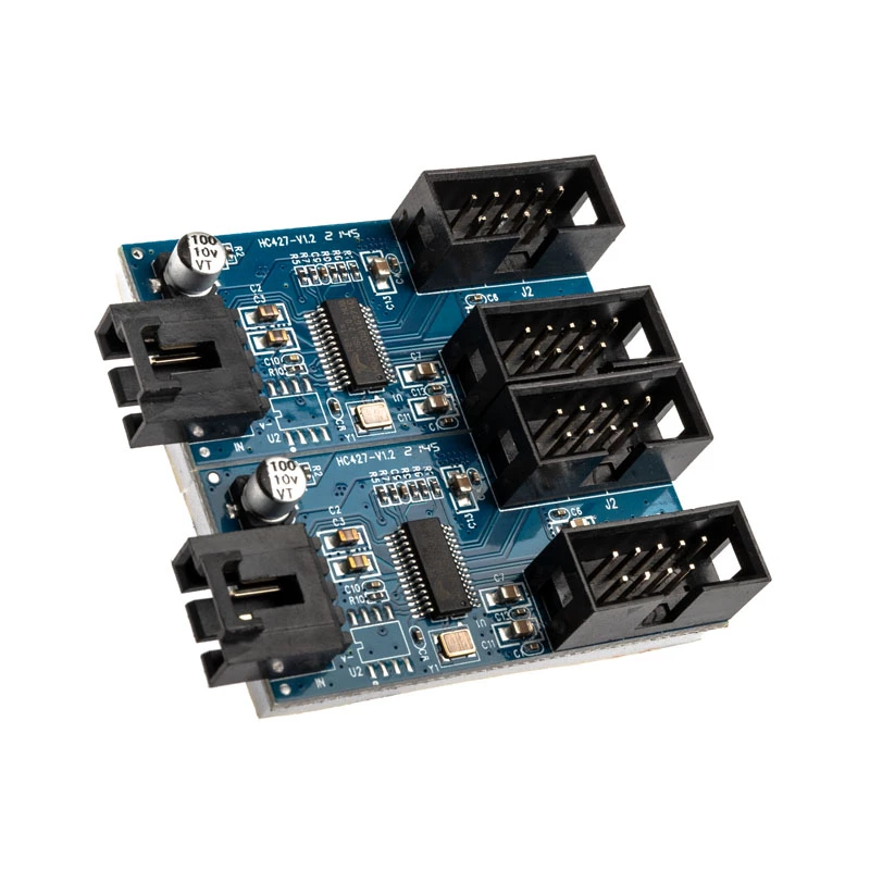 USB 2.0 jaotur Akasa AK-CBUB64-30BK 1–4 pordiga USB 2.0