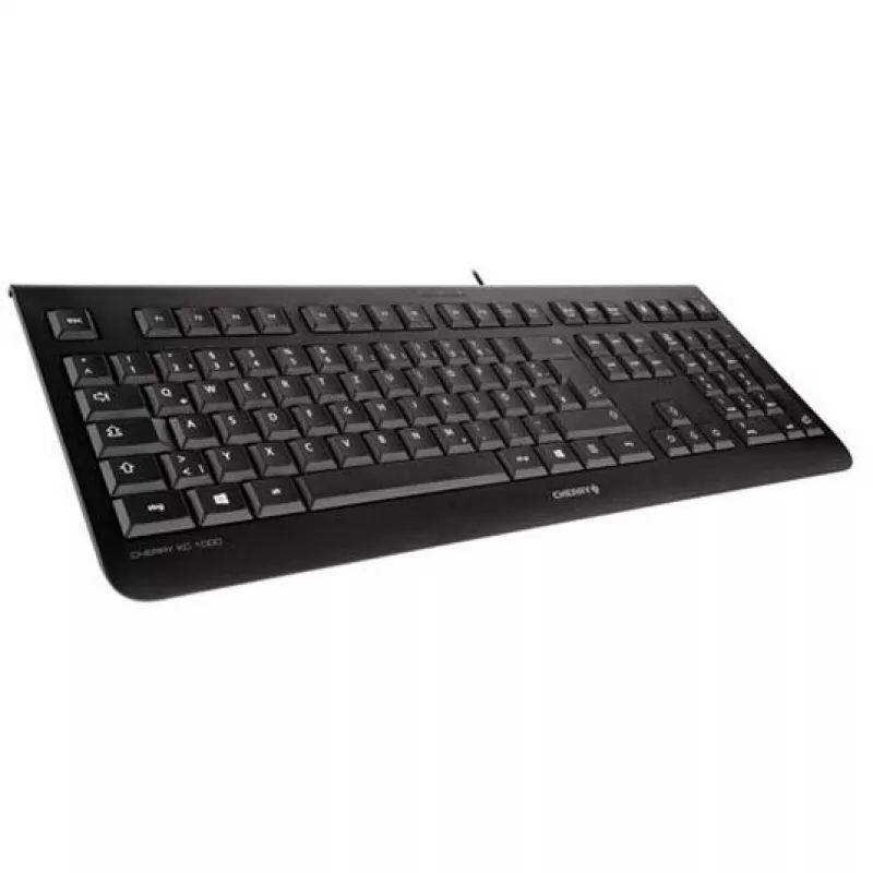 CHERRY KC 1000 klaviatuur kontor USB QWERTY hispaania must
