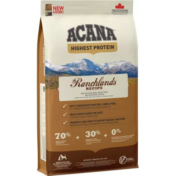 ACANA Highest Protein Ranchlands - kuiv koeratoit - 11,4kg