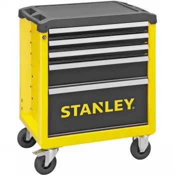 Tööriistakäru Stanley STST74305-1 5 sahtliga, kollane/must, 3 tavalist + 2 kõrget sahtlit