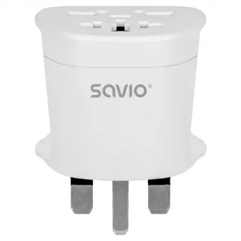 Savio AP-05 toiteadapter/muundur Siseruumides 2500 W Valge