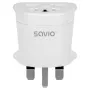 Savio AP-05 toiteadapter/muundur Siseruumides 2500 W Valge