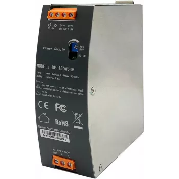 Kaitselüliti Edimax DP-150W54V 2,8 A 90-264 V DIN-liist Must