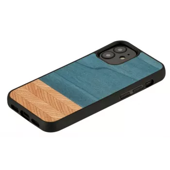 Man & Wood telefoniümbris iPhone 12 mini jaoks – denim must