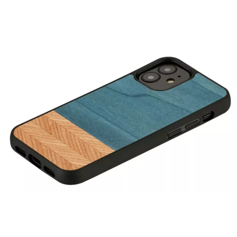 Man & Wood telefoniümbris iPhone 12 mini jaoks – denim must