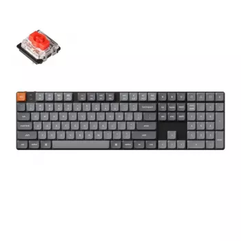 Keychron K5 Max klaviatuur universaalne USB RF juhtmevaba Bluetooth must hall mehaaniline RGB