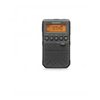 Kaasaskantav digitaalraadio Sangean DT-800 (USB-C) Must — DAB+/FM, kaasaskantav disain