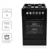 MPM MPM-56-KGM-12B gaasi-/elektripliit Must