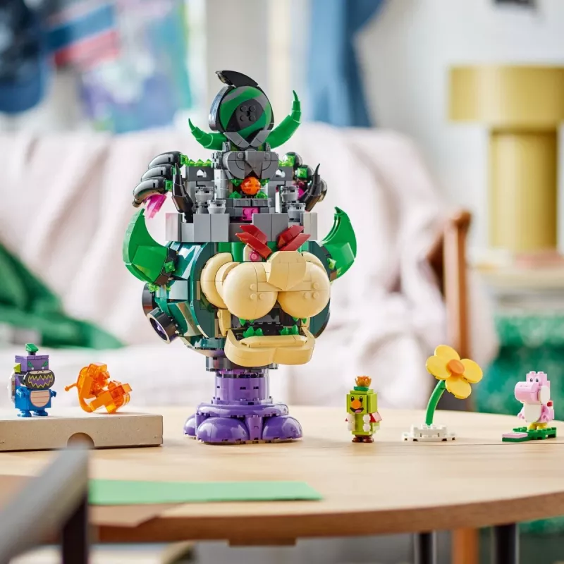 Ehitusmänguasi LEGO Super Mario Prints Florian ja Bowseri loss komplekt 72042
