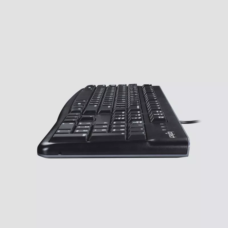 Logitech Desktop MK120 Combo, Must, Juhtmega, Šveitsi, 920-002504