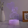 Manta SNL115RGB RGB 3D südamekujuline dekoratiivne LED-lambi komplekt