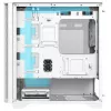 Montech AIR 100 ARGB MICRO-ATX korpus nelja eelpaigaldatud ARGB ventilaatoriga, üliminimalistlik disain, peen võrgust esipaneel, kõrge õhuvool, unikaalne külg