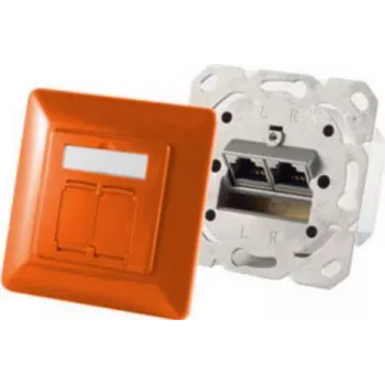 RJ-45 seinapesa ShiverPeaks BS74280-O, kategooria 6a, metalloranž viimistlus