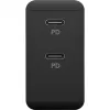 Siselaadija Goobay 61757 kiirlaadimine USB USB-C 2 porti must
