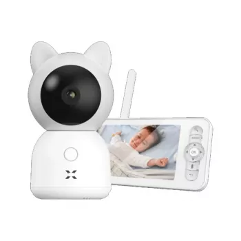XENON X7202 Nutikas beebikaamera monitoriga, Wi-Fi, 2,4 GHz, 3 MP, kahesuunaline heli, SD, valge