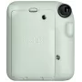 Kiirkaamera Fujifilm Instax Mini 12 Roheline — pilt 86x54 mm, film 62x46 mm, 60 mm ekvivalentne fookuskaugus