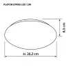 Kaasaegne LED laevalgusti Activejet OPERA LED 12W