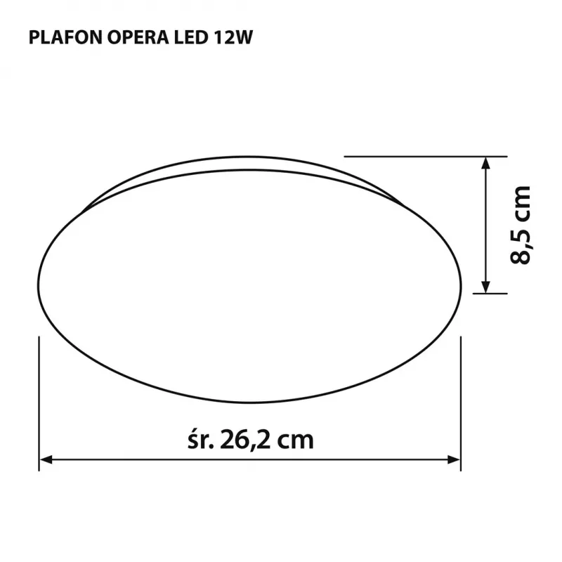 Kaasaegne LED laevalgusti Activejet OPERA LED 12W