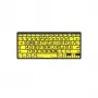 Logickeyboard LKB-LPBY-BTON-DE klaviatuur Bluetooth QWERTZ saksa must - kollane (LKB-LPBY-BTON-DE)