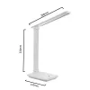 LED-lauavalgusti MACLEAN MCE614W 9W, valge, reguleeritava kalde ja hämardatav