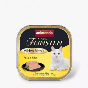 Märg kassitoit Animonda Vom Feinsten Mildes Menü kalkun juust 100 g, teraviljavaba, täiskasvanud kassidele, alus