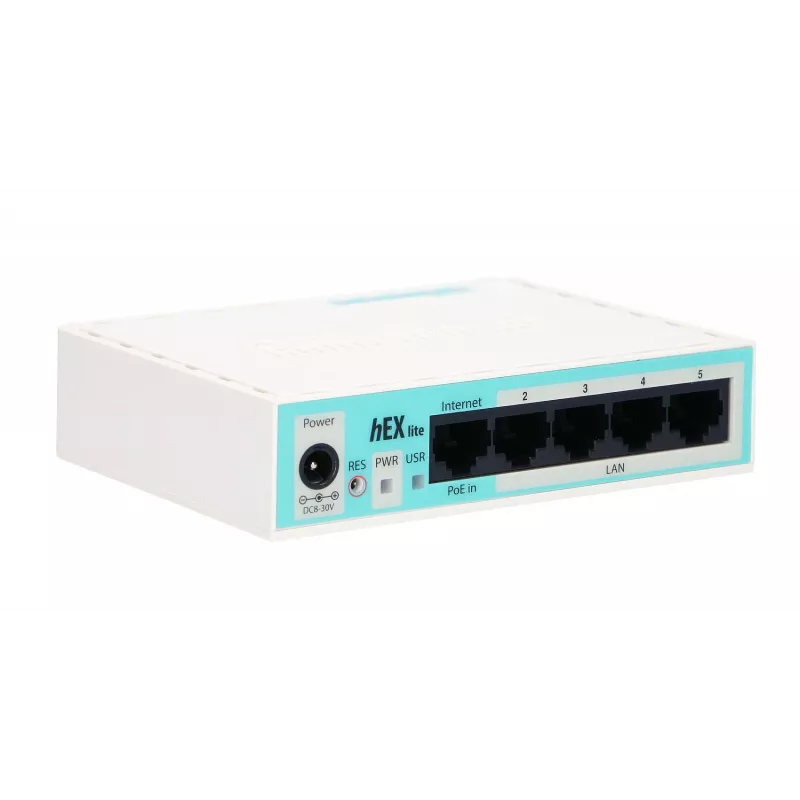 Mikrotik hEX lite juhtmega ruuter Valge