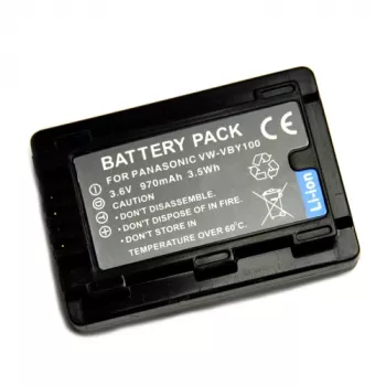Aku extra digital Panasonic VW-VBY100 3,6V 1860mAh kaasaskantavatele seadmetele